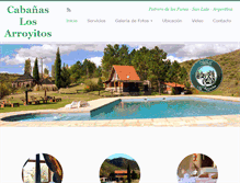 Tablet Screenshot of losarroyitos.com